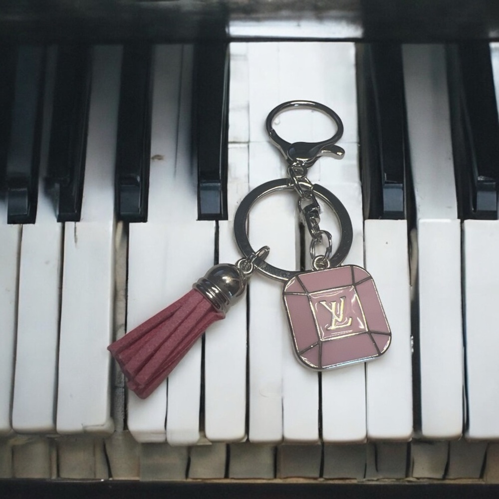Pink Keychain with Tassel